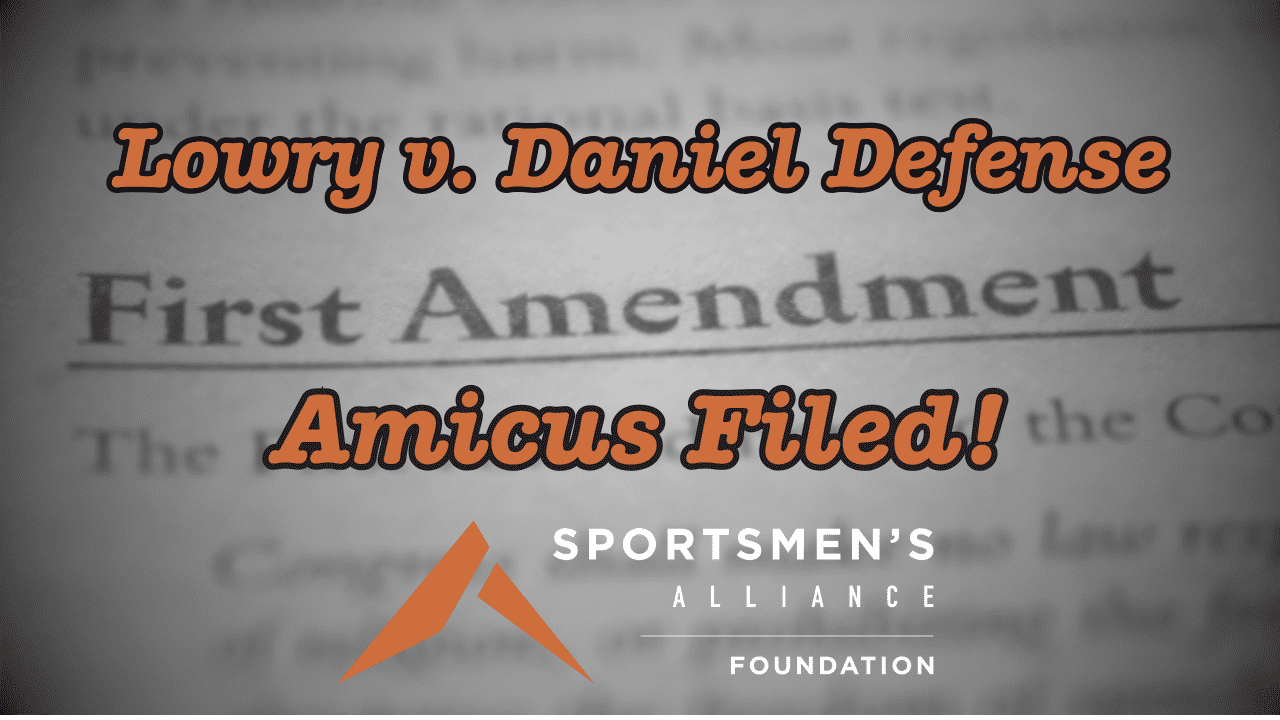 Lowry v Daniel Defense First Amendment